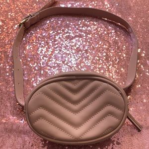 Pink belt bag